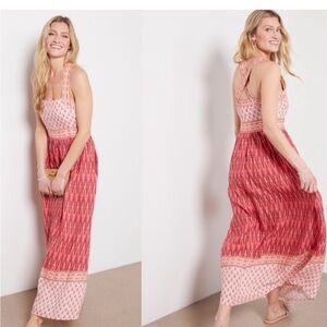 Faherty Pink Gracie Maxi Dress